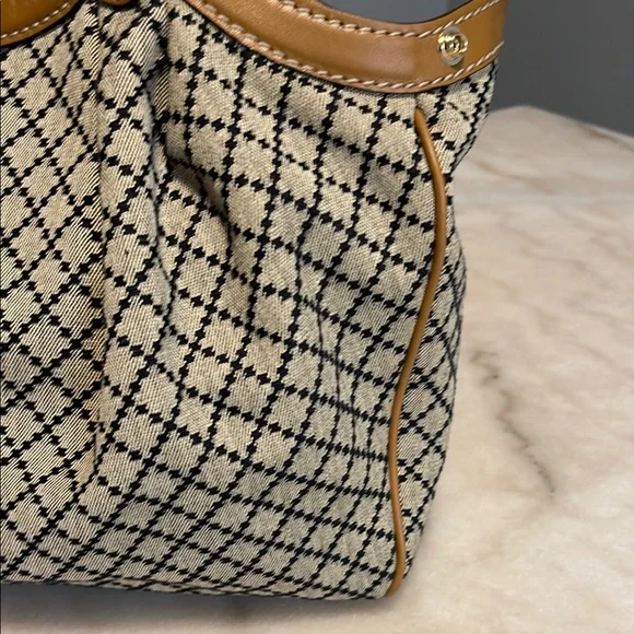 Gucci Diamante brown canvas Sukey hobo bag - Picture 5 of 12